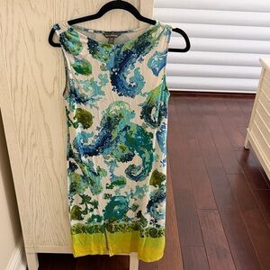 PRICE DROP!!  Tommy Bahama Exquisite Blue and Green Paisley Midi Dress